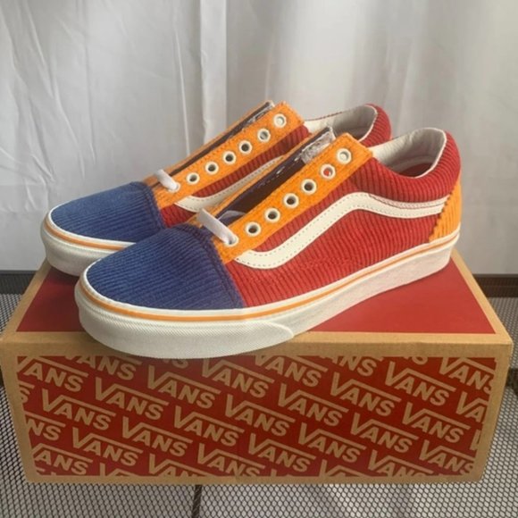 Vans Shoes - Unisex Multicolored Corduroy Vans